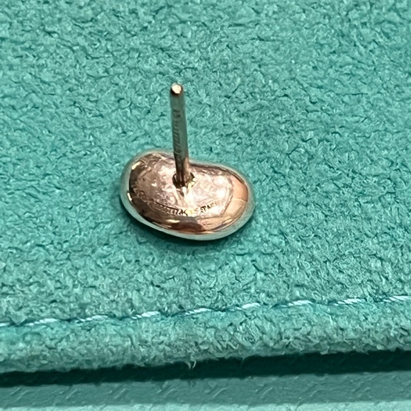 Tiffany & Co. Silver Bean Earrings - Picture 8 of 8